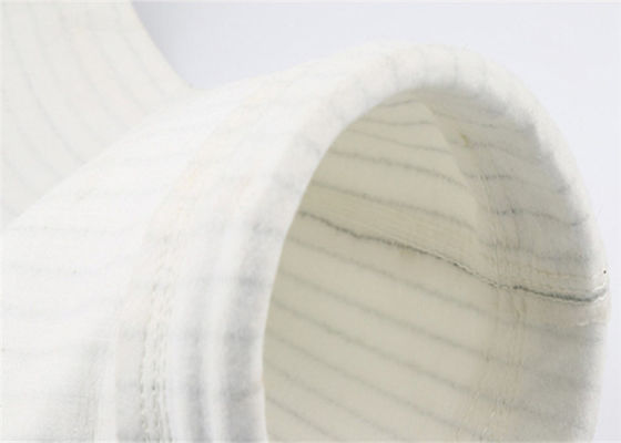 Nonwoven Polyester Fiber Dust Collection Filter Bags Glazed For Paint Industry